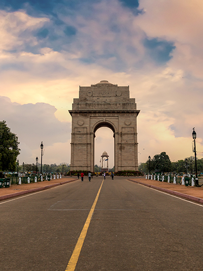 India gate ,sky Indian