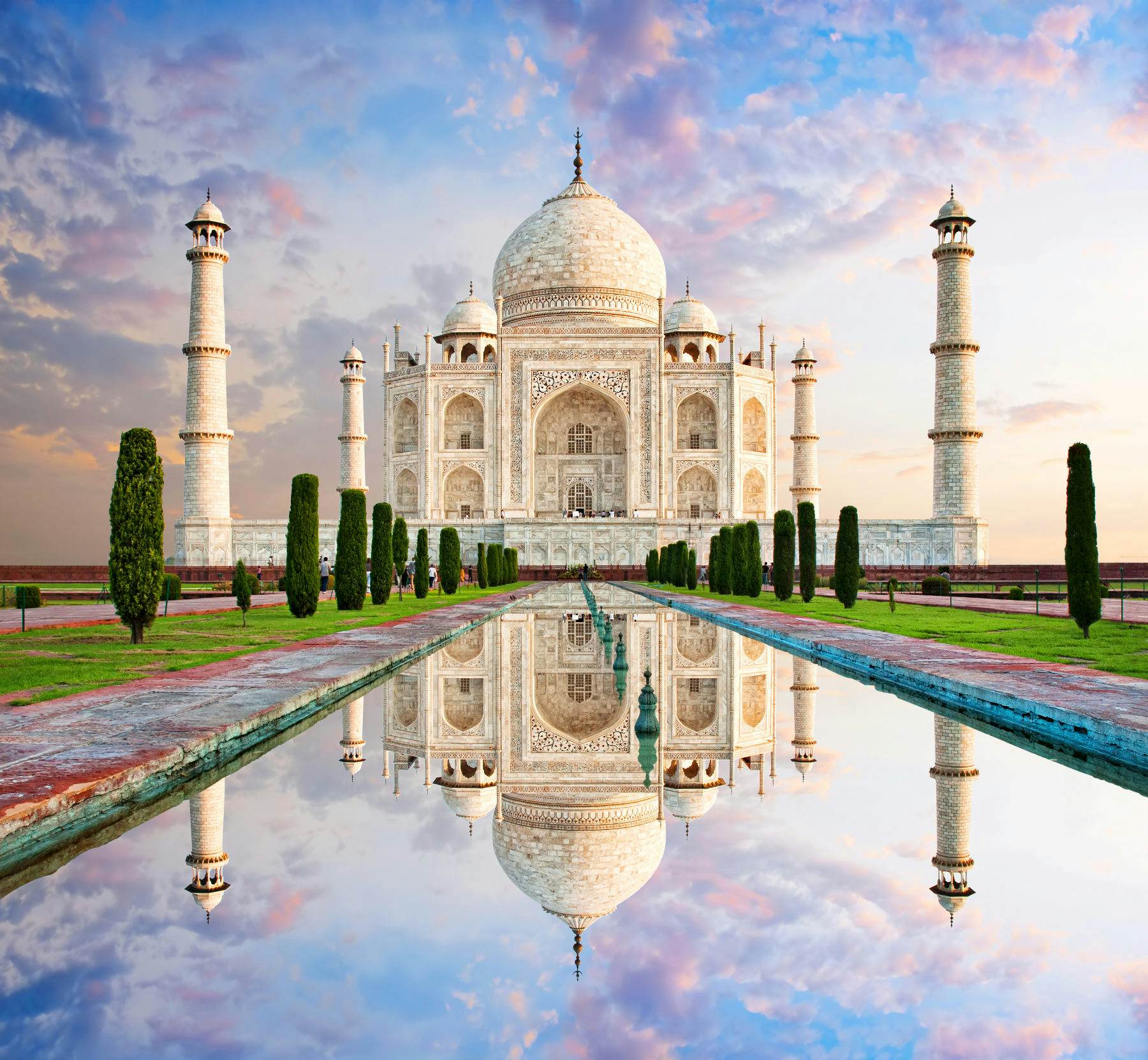 taj mahal sky vintage